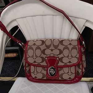 Authentic Coach hand bag